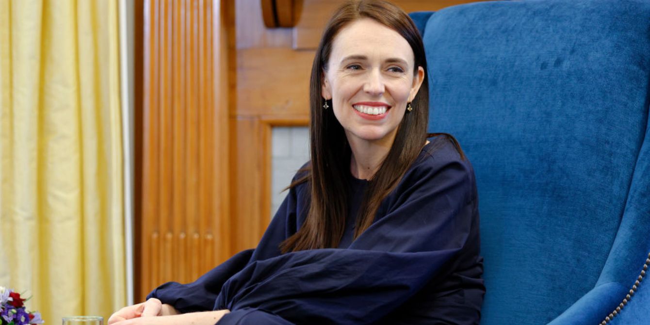 Jacinda Ardern at WTO meeting 2022