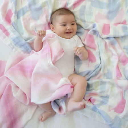 Aden + Anais Muslin Dream Blanket, one of Motherly's favorites for 2-month-old babies