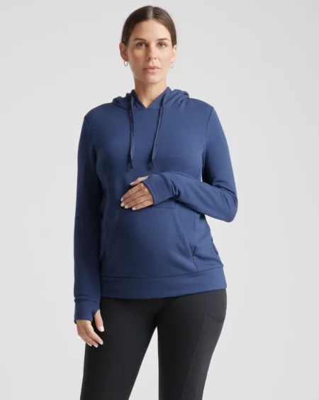 Quince Supersoft Fleece Maternity Nursing Hoodie