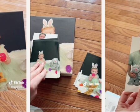 tiktok collage photos with grandpa grandpa has photo shoot with granddaughter