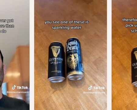 viral dad packs sons lunch guinness sparkling water fail