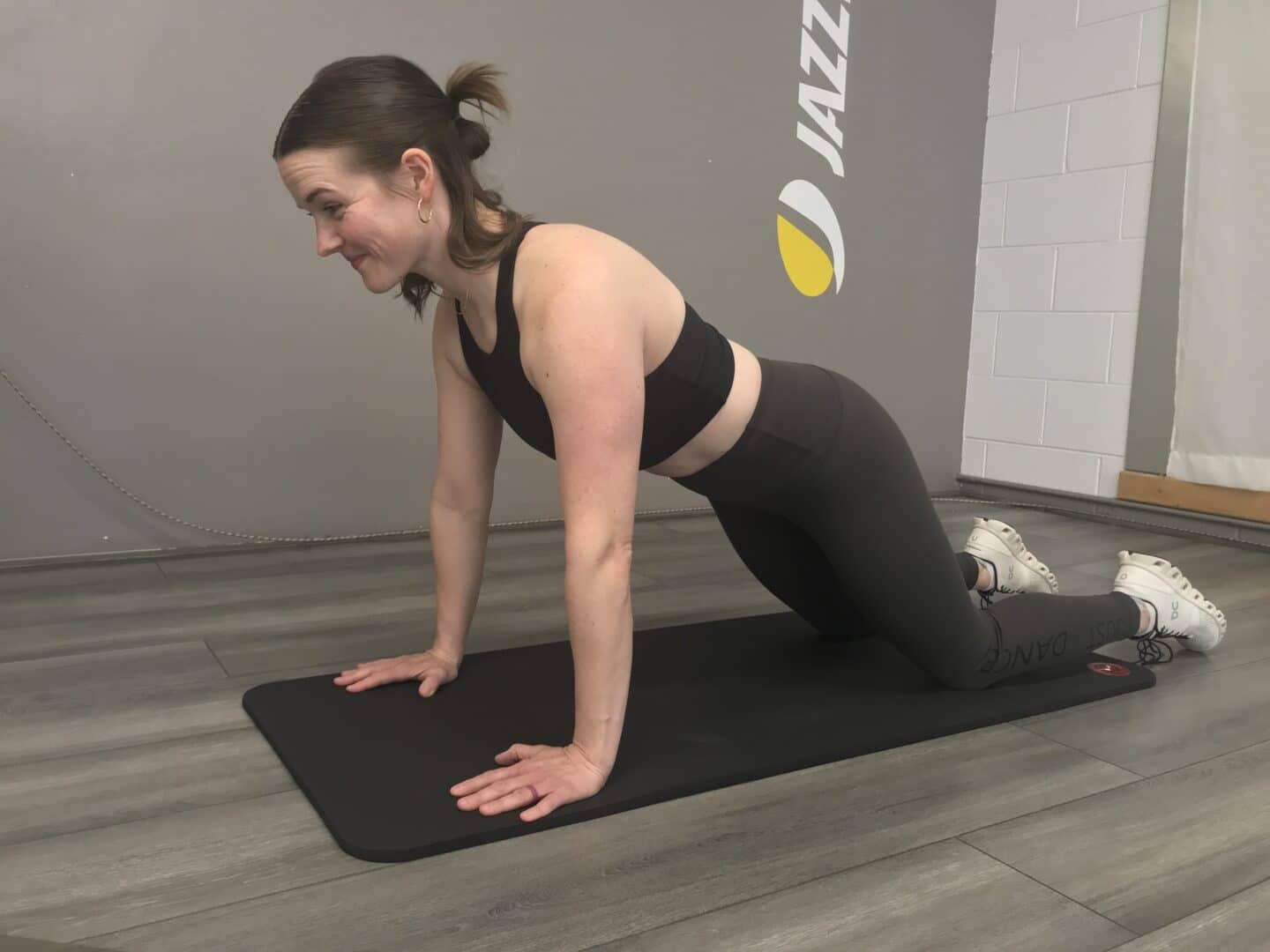 Postpartum exercise: modified push-up