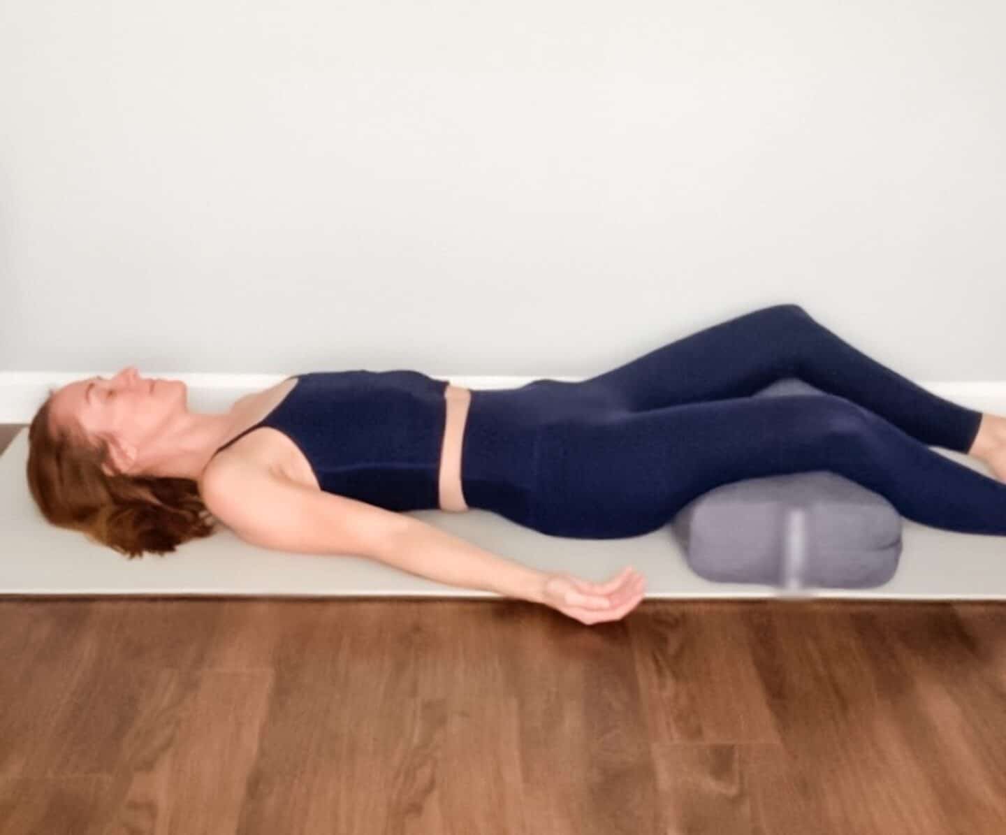 YogaSix - Savasana Pose for postpartum yoga