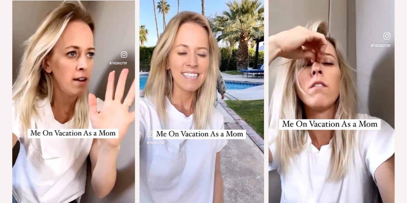 Woman Absolutely Nails 'Moms On Vacation' In Viral Video - Motherly