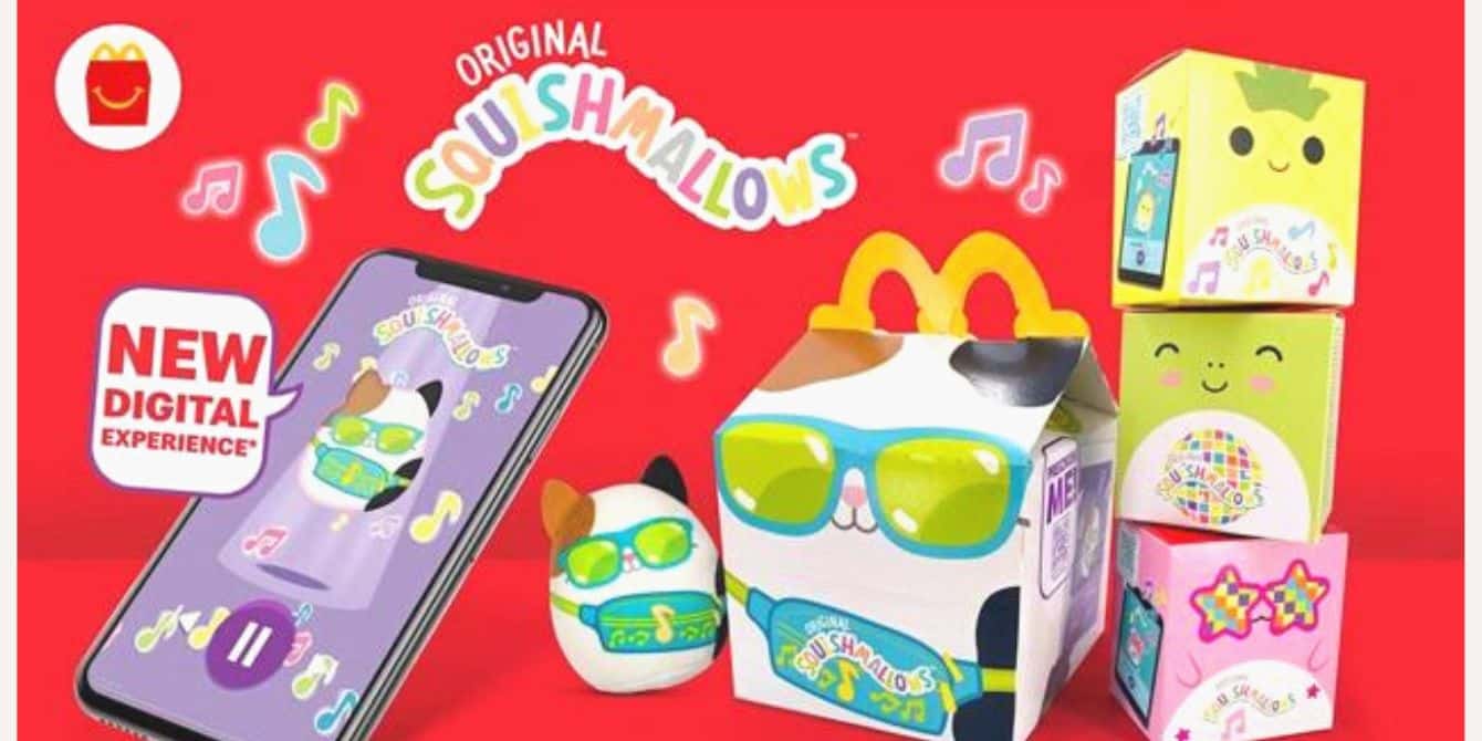 McDonalds happy meal with squishmallows