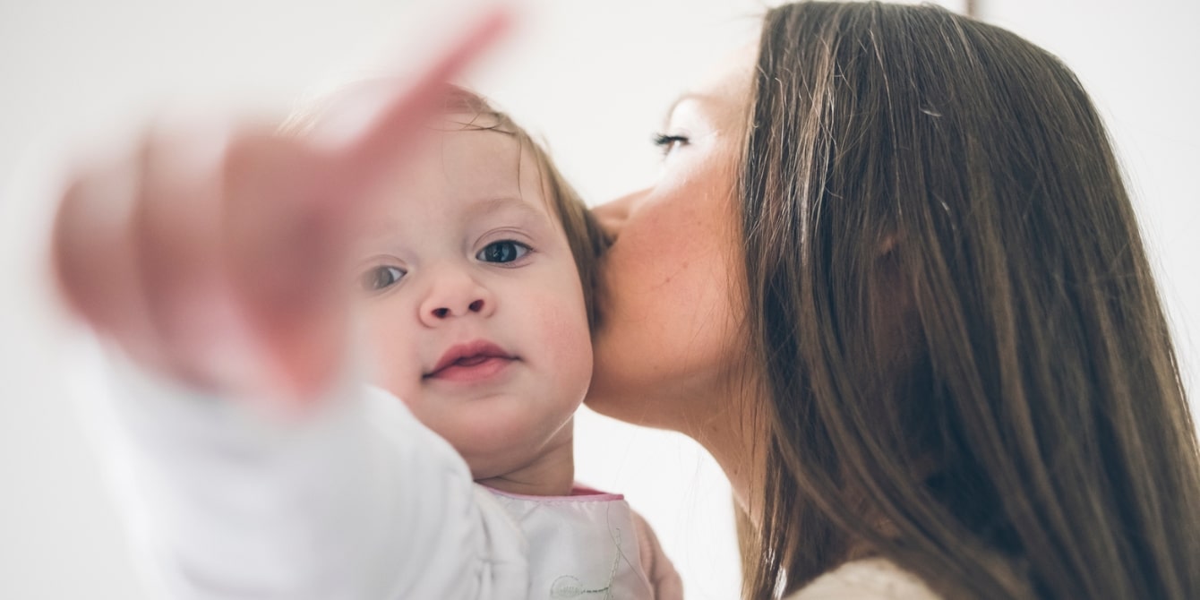 mother hugging daughter - comparison trap in motherhood