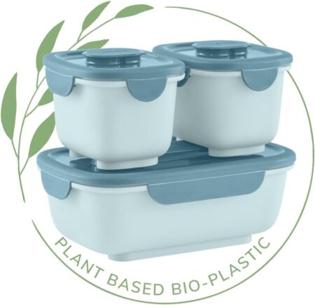 OmieBox OmieGo Plant-Based Plastic Leakproof Lunch Bento Box