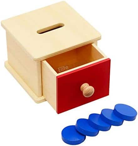 Elite Montessori Coin Box with Thicker Coins