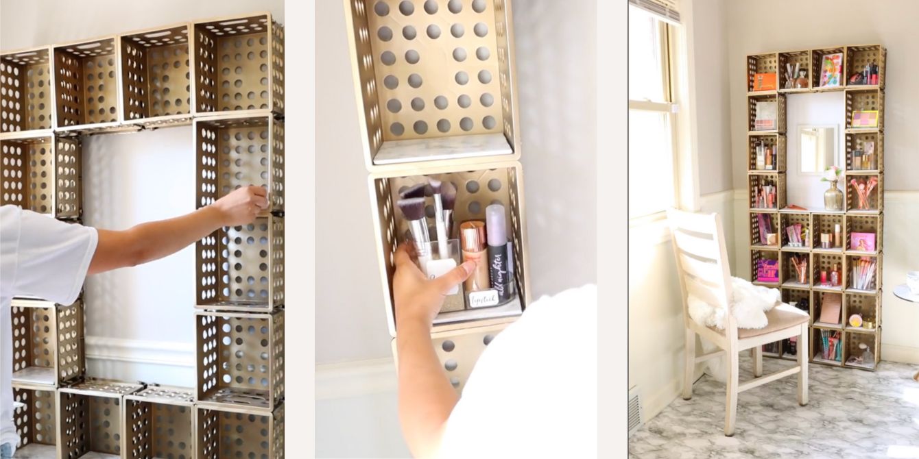 12 IKEA Makeup Storage Ideas You'll Love, Makeup Tutorials