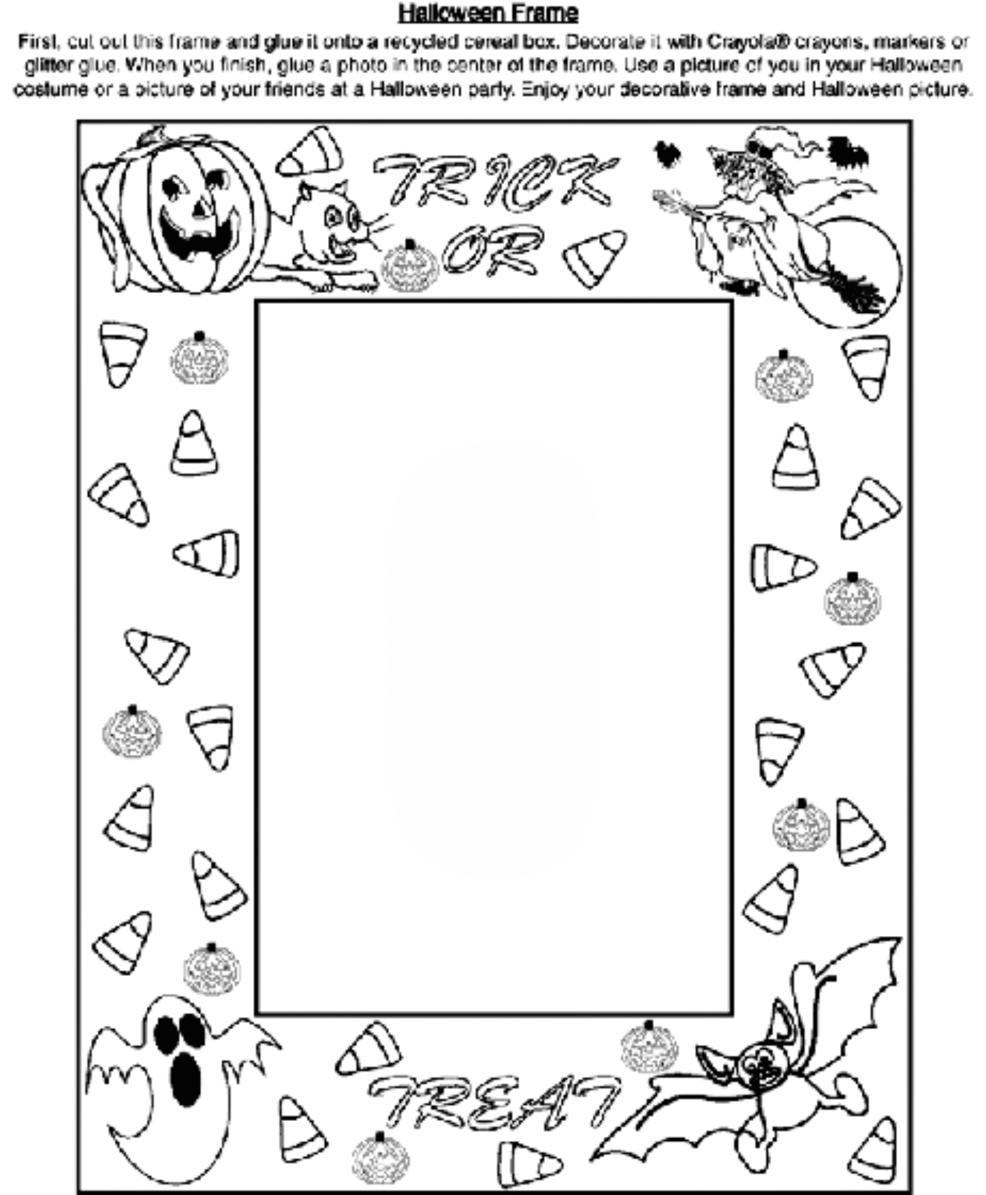 halloween frame Motherly