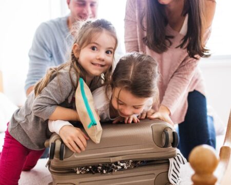 family packing for trip thanksgiving travel with kids Motherly