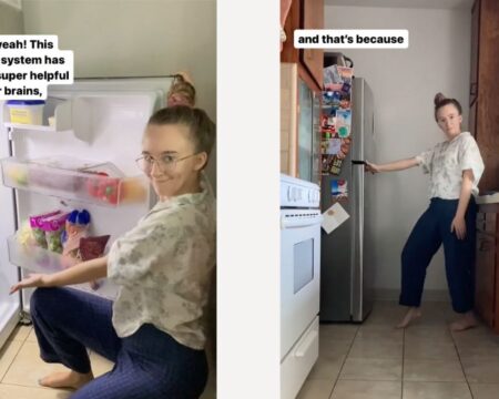 thecenteredlifeco on Instagram - viral fridge organization hack