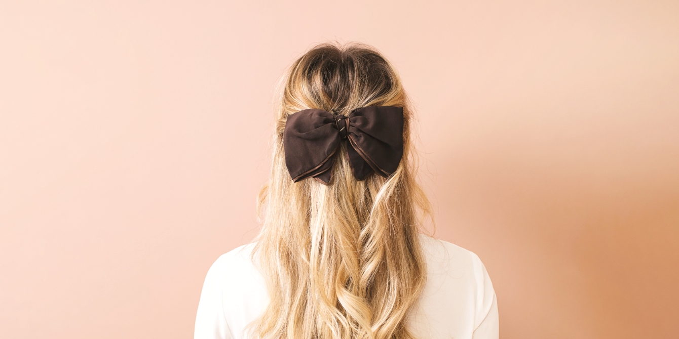 Black Velvet Adult Bow  Hair inspiration, Ponytail hairstyles