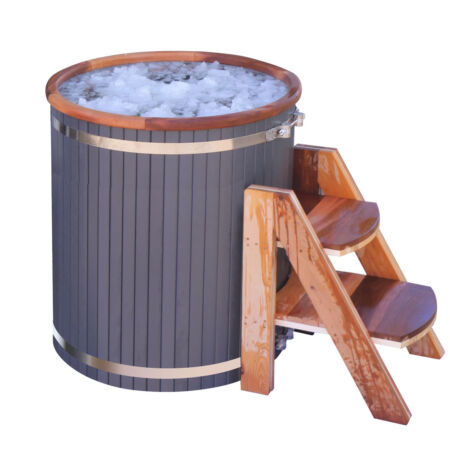 Outdoor Wooden Ice Bath Cold Plunge Tub