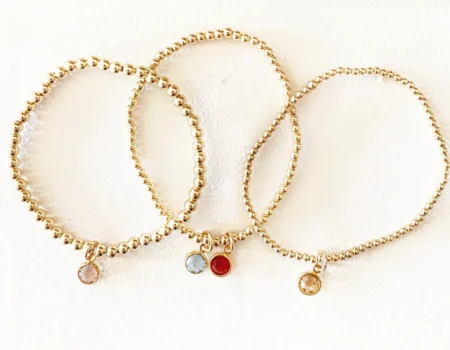 Simply Hooked Jewelry Birthstone Charm Bracelet