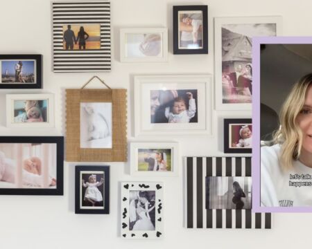 designer says family photos can become shrine Motherly