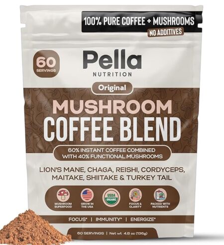 Organic Mushroom Colombian Instant Coffee