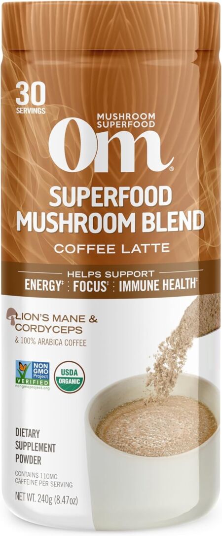Superfood Mushroom Blend Coffee Latte