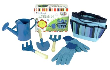 Taylor Toy Kids Blue Gardening Set