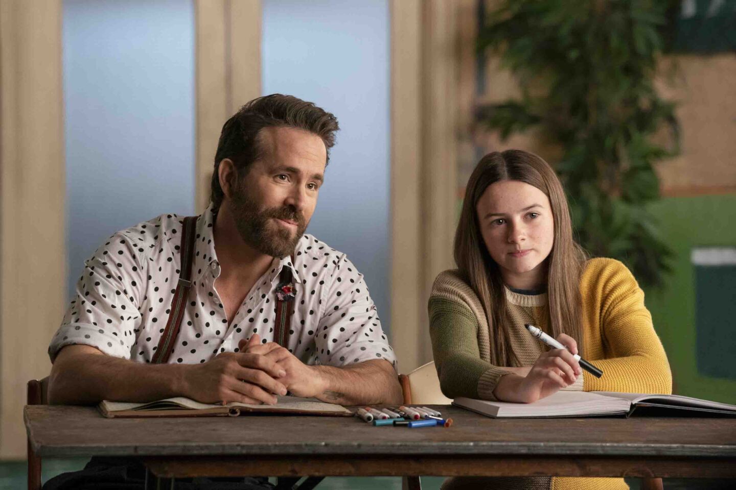 Ryan Reynolds and Cailey Fleming star in Paramount Pictures' "IF."
