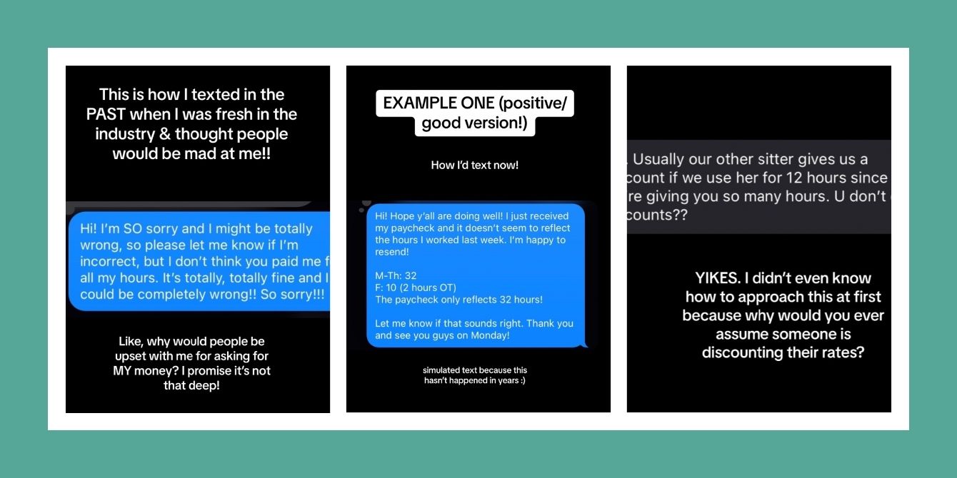 Nanny Shares Examples Of Texts From Parents In Viral TikTok Motherly