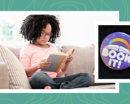 young girl reading book it Motherly