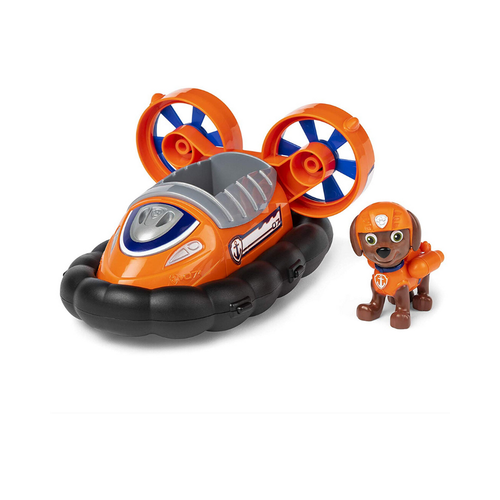 Paw Patrol, Zumau2019s Hovercraft Vehicle with Collectible Figure, for Kids Aged 3                     and Up