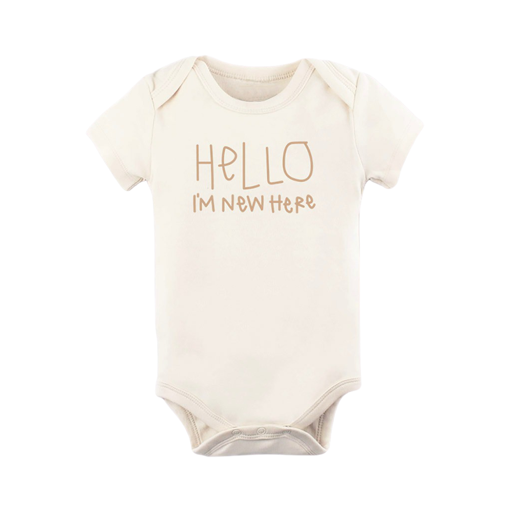 Tenth & Pine Hello I'm New Here bodysuit