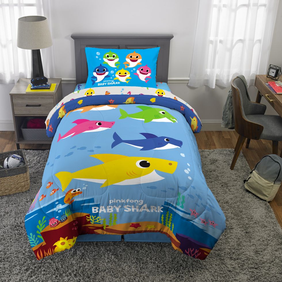 baby shark bedding at walmart 2 Motherly