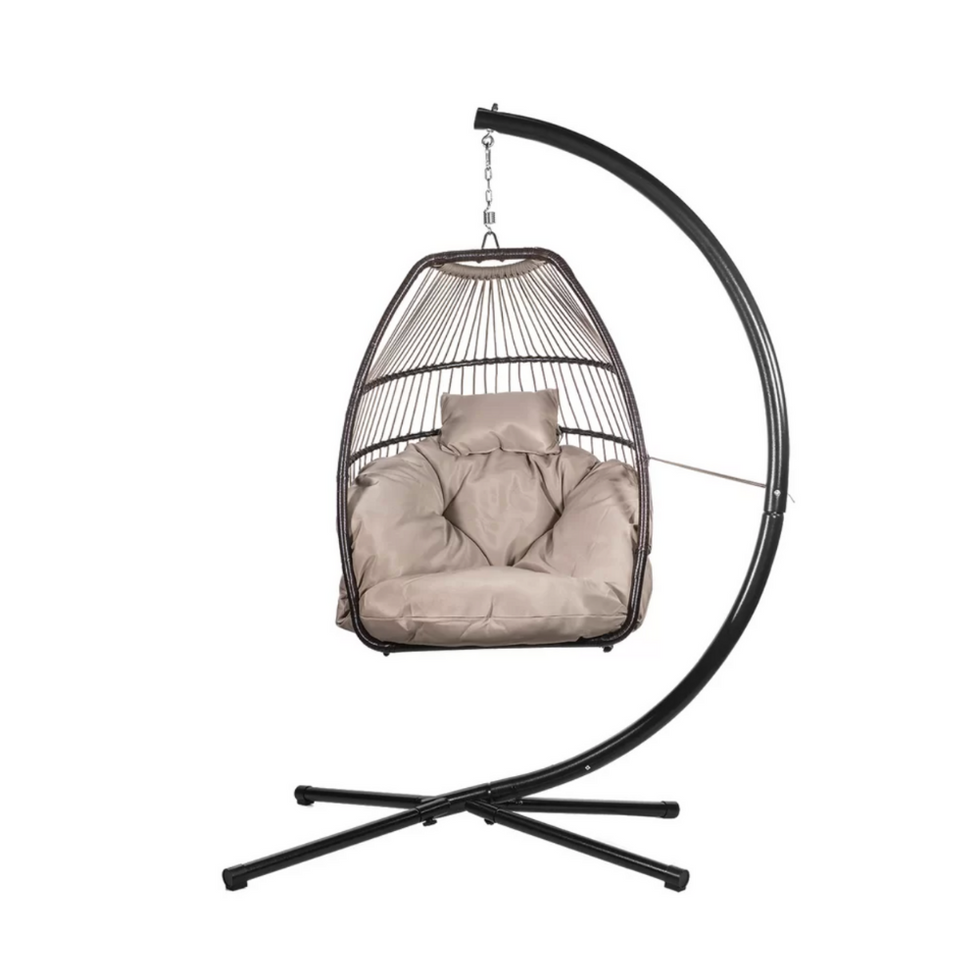 Everything you need to turn your backyard into the ultimate oasis (for you + your kids) egg chair outdoor