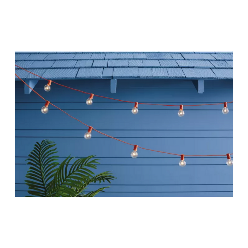 Everything you need to turn your backyard into the ultimate oasis (for you + your kids) outdoor string lights
