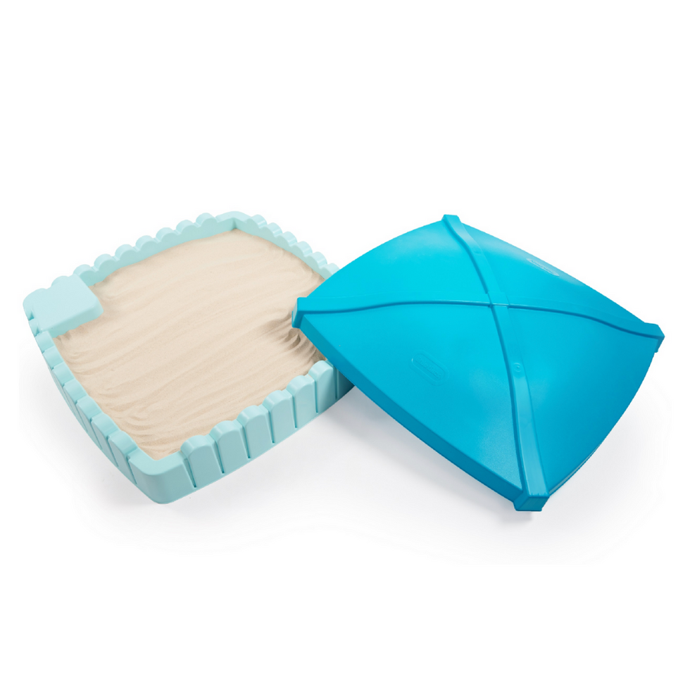 Everything you need to turn your backyard into the ultimate oasis (for you + your kids) kids sandbox