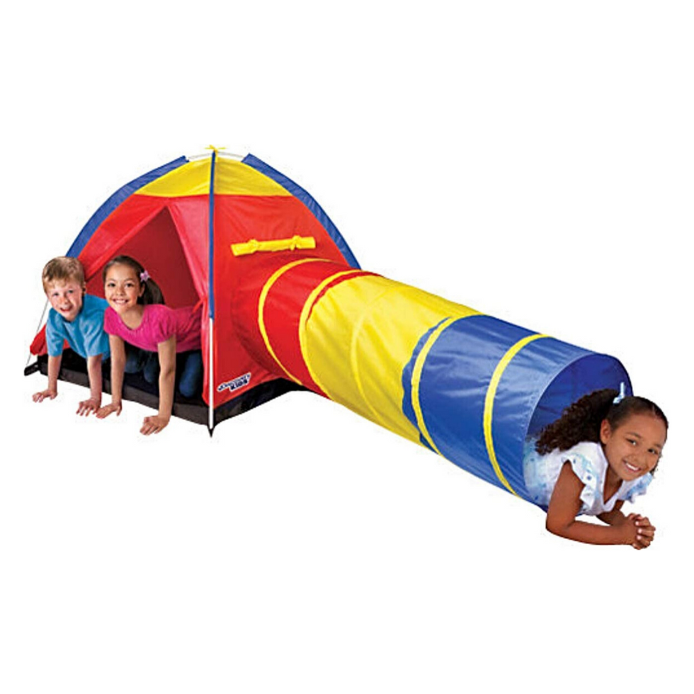 Everything you need to turn your backyard into the ultimate oasis (for you + your kids) kid tunnel and tent