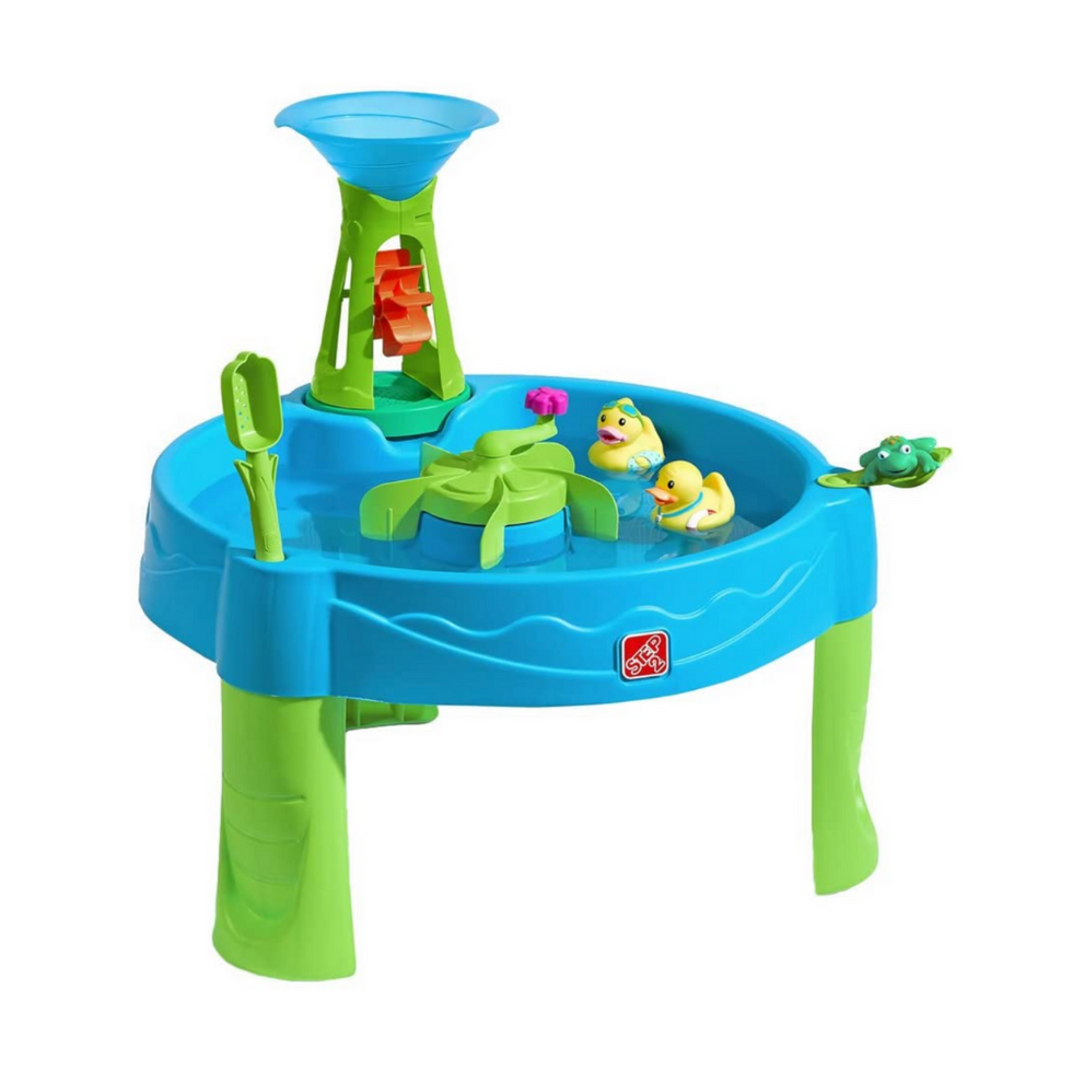 Everything you need to turn your backyard into the ultimate oasis (for you + your kids) duck water table
