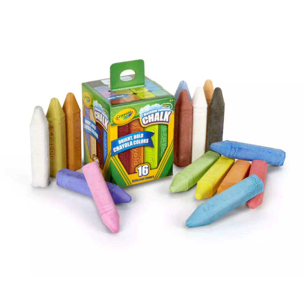 Everything you need to turn your backyard into the ultimate oasis (for you + your kids) sidewalk chalk