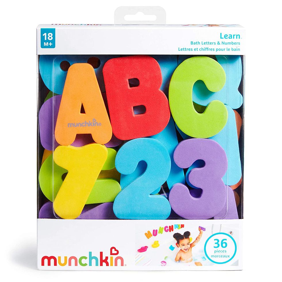 Munchkin bath letters and numbers