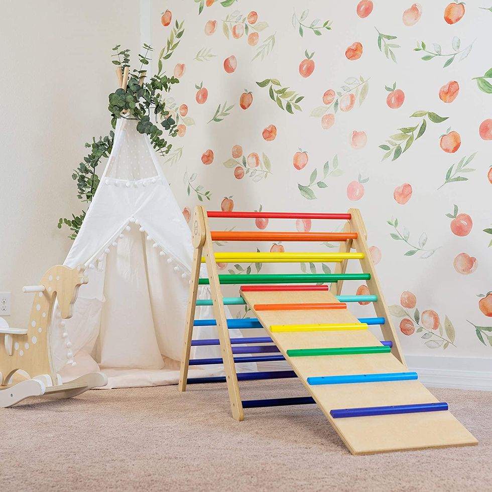 Wild Design Studio Climbing Triangle with Ramp + Slide