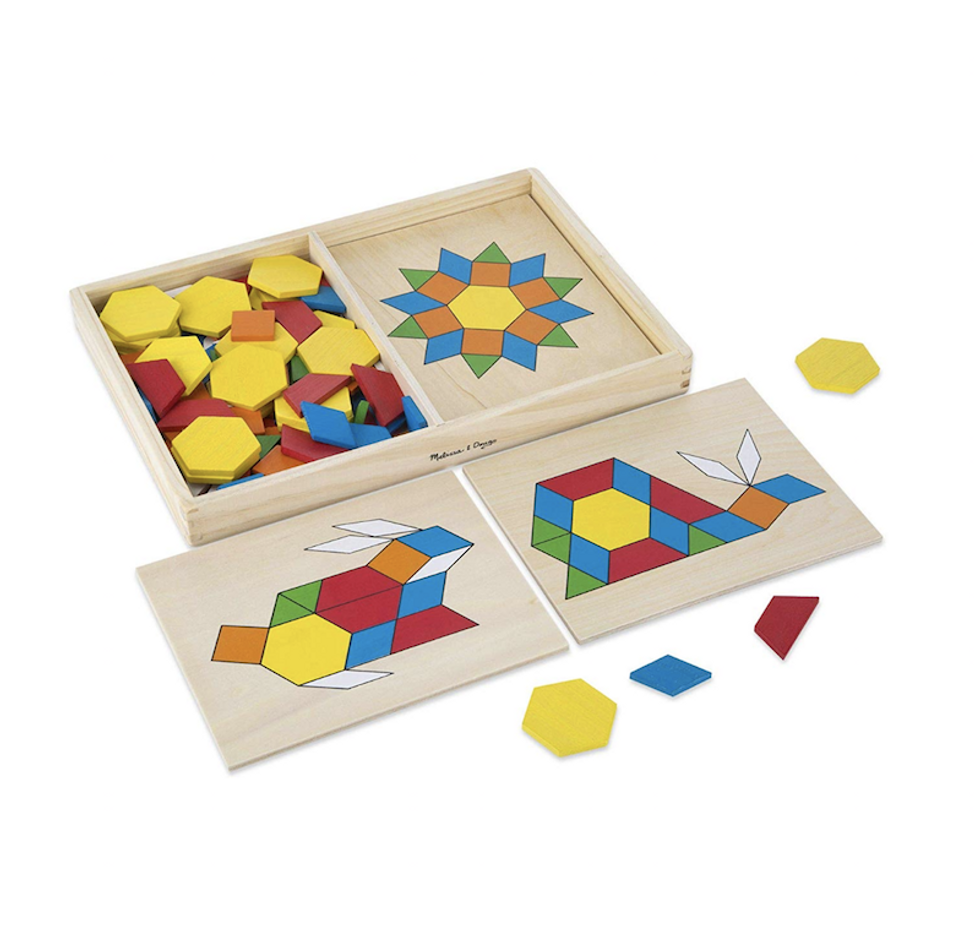 Melissa & Doug pattern block boards