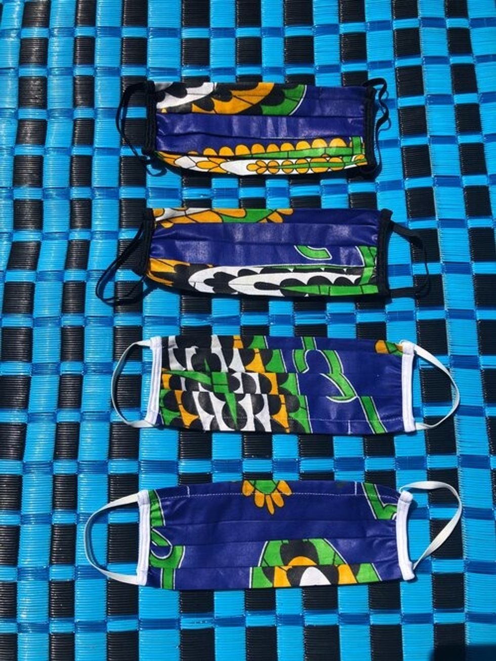 Rhythms of village village face mask