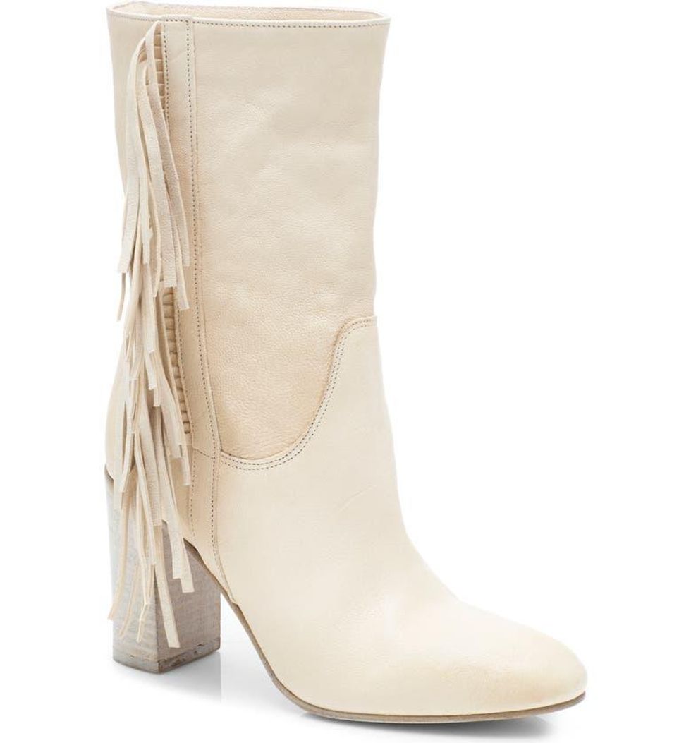 Free People Wild Rose Slouch Fringe Boot