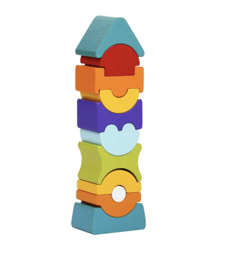 Wise Elk wooden stacking blocks