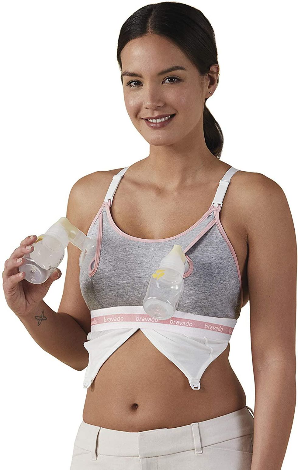 Bravado Designs Clip and Pump Hands-Free Nursing Bra Accessory