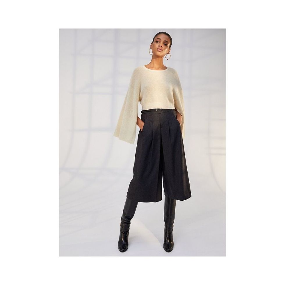 Babaton hyde sweater cape-sleeve sweater