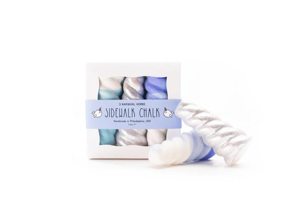 narwal-horn-sidewalk-chalk