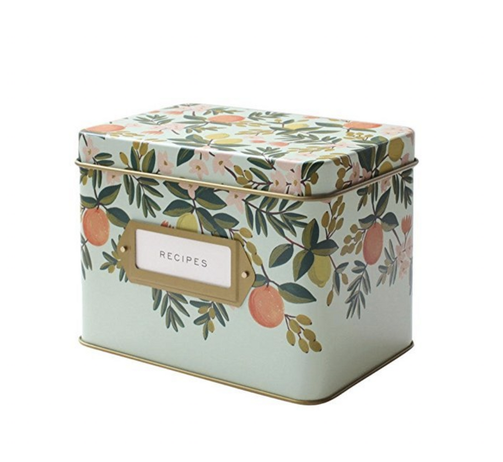 best gifts for mom recipe box