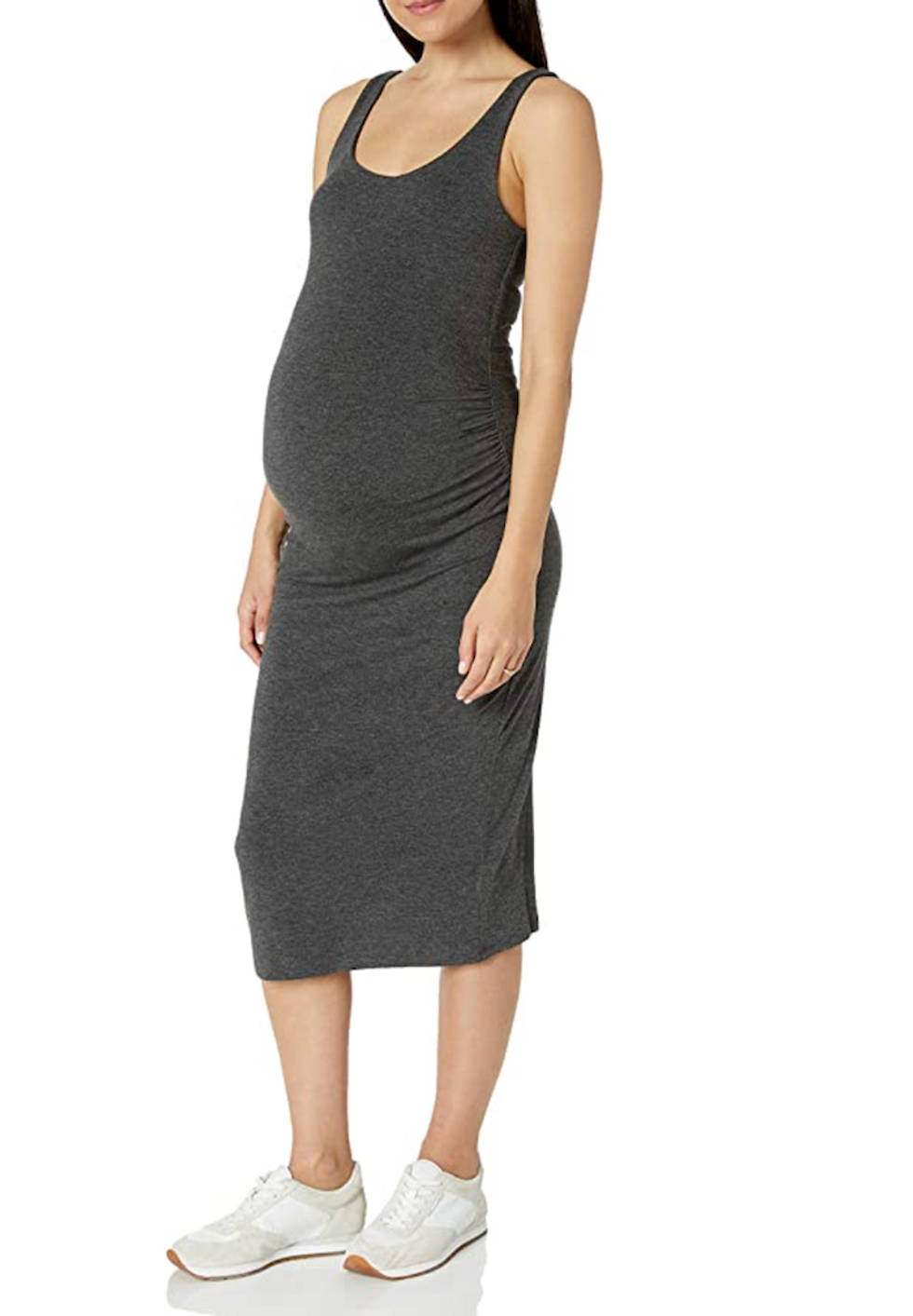 heather-gray-maternity-tank-dress