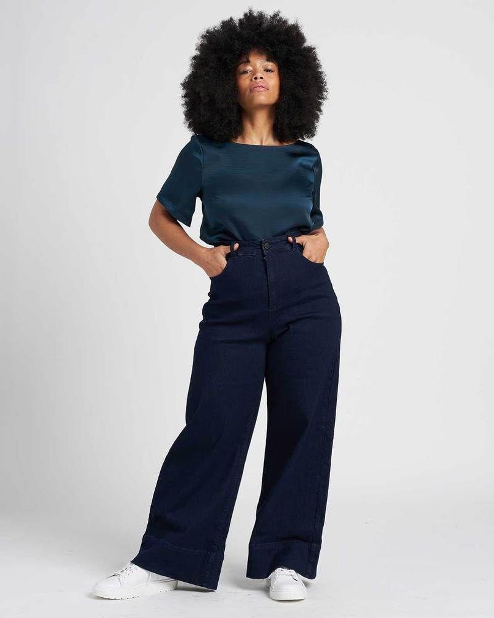 Universal Standard carrie high rise wide leg