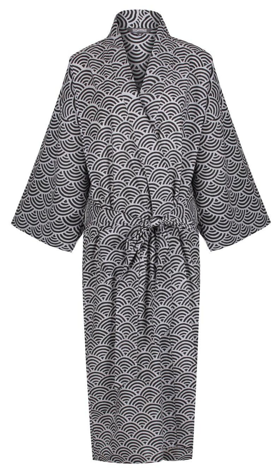 Susannah Cotton long kimono yukata robe 