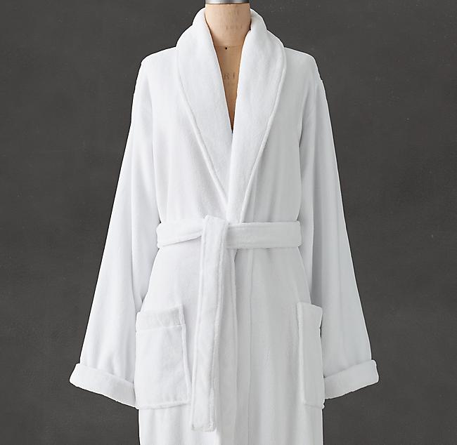 Restoration Hardware luxury plush long robe