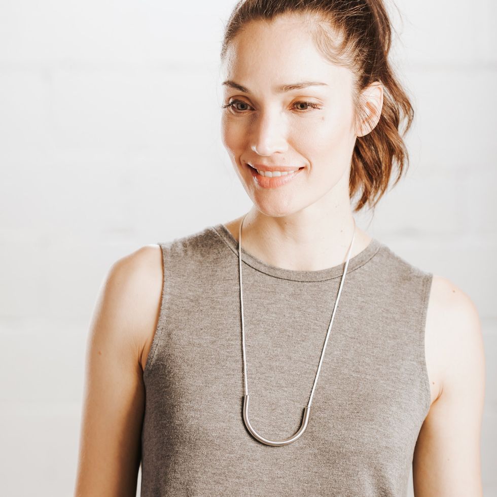 Anjie + Ash Prince Stainless Steel teething necklace